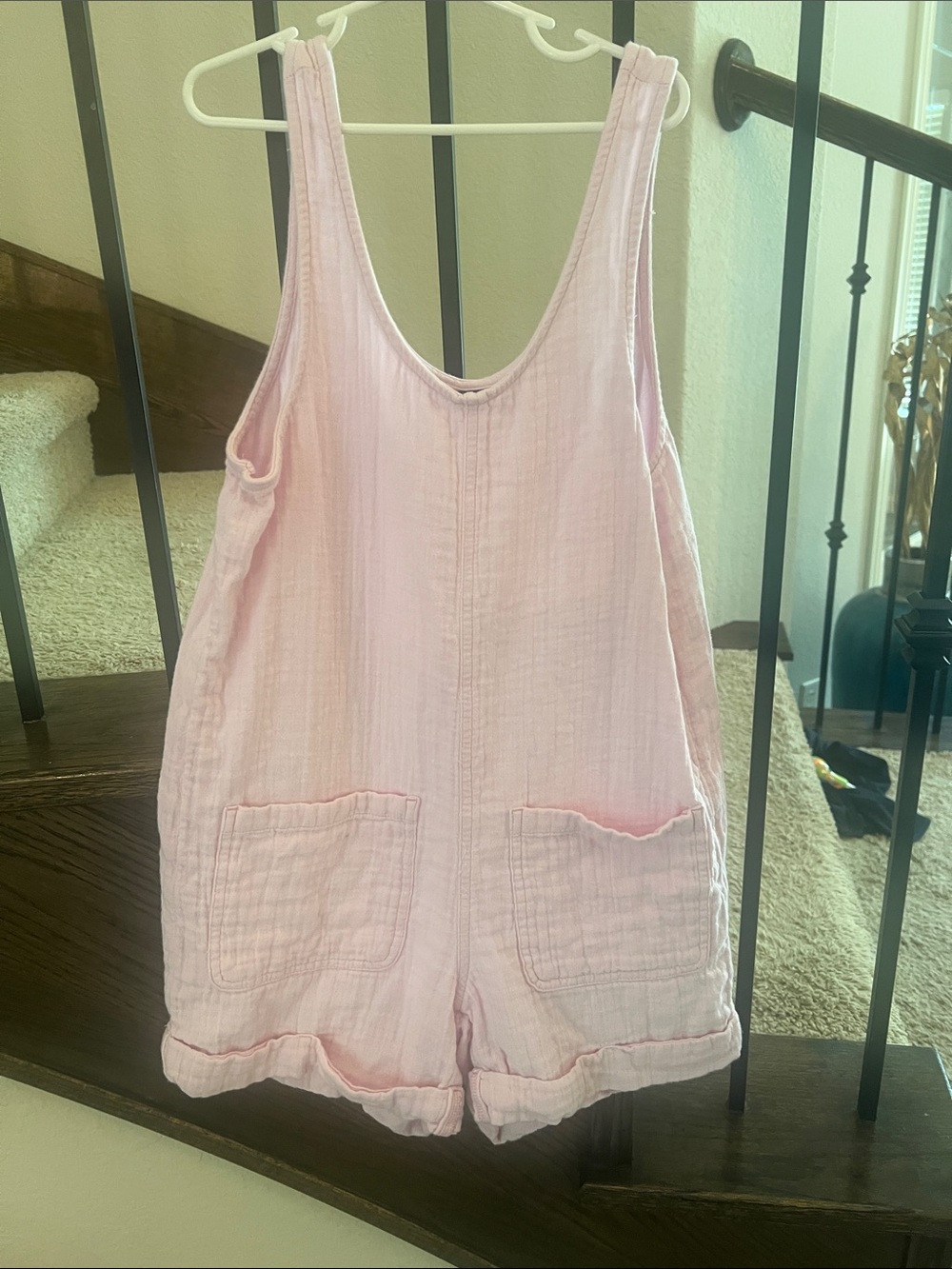 Old Navy Light Pink Girls' One-Piece Romper